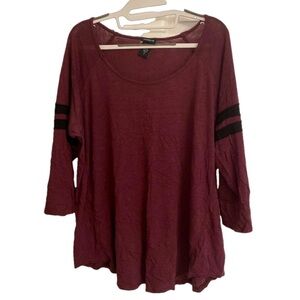 Torrid Football Style T-shirt Women's Size 1